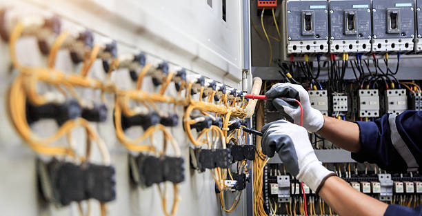 Professional Electrician technician working in Lake City, PA
